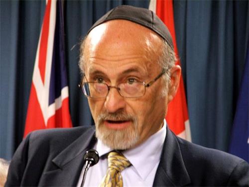 '图：加拿大著名犹太学者鲍克博士'