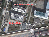 卫星地图上搜下湖北省板桥洗脑班的位置