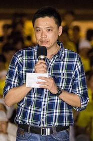 图6：台北市议员洪健益表示中共活体摘取器官，全世界都知道。