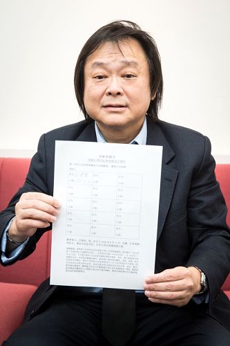 台北市议员王世坚日前在“刑事举报江泽民”的举报书上签名之后说，是该提出具体行动的时候了。