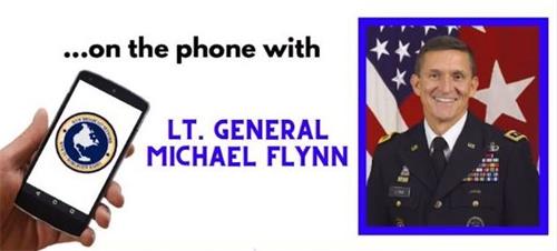 图：弗林（Michael Flynn）将军接受《世界观周末》（Worldview Weekend）豪斯（Brannon Howse）的电话采访时警告，美国正在度过历史性的危险政变时期。（网络截图）