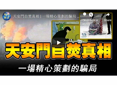 视频：二十年前的天安门“自焚”真相