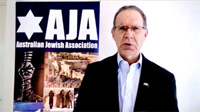 图3：澳大利亚犹太人协会主席大卫·阿德勒（Dr David Adler）
